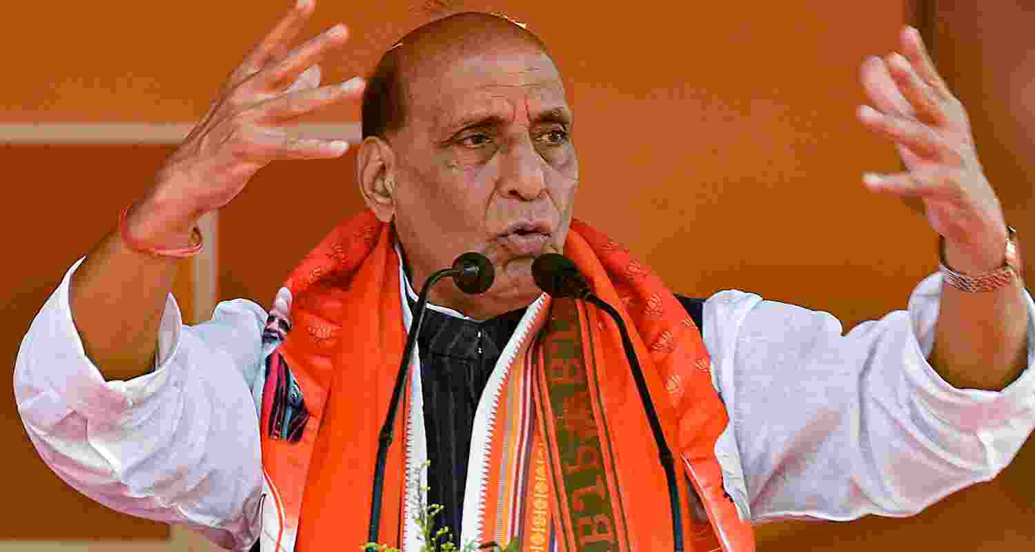 BJP does not discriminate based on religion: Rajnath Singh