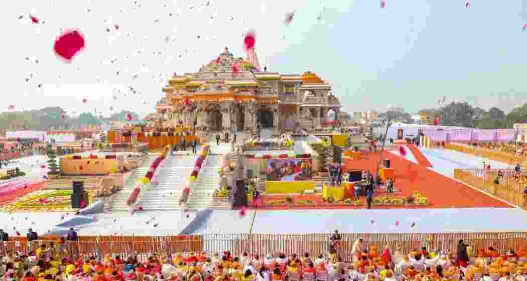 Ram Mandir in Ayodhya. 