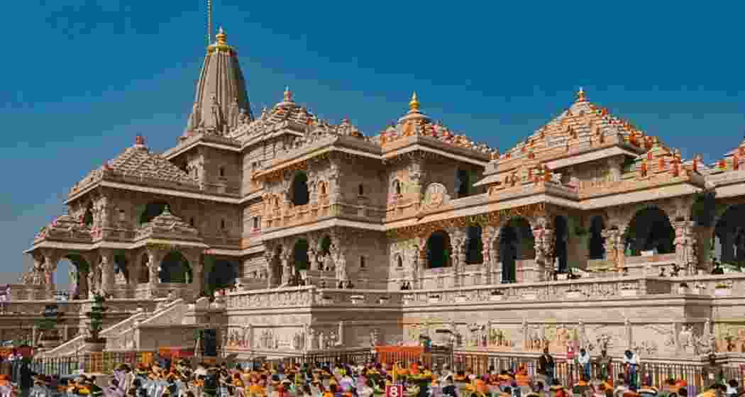 The Ram Mandir in Uttar Pradesh's Ayodhya.