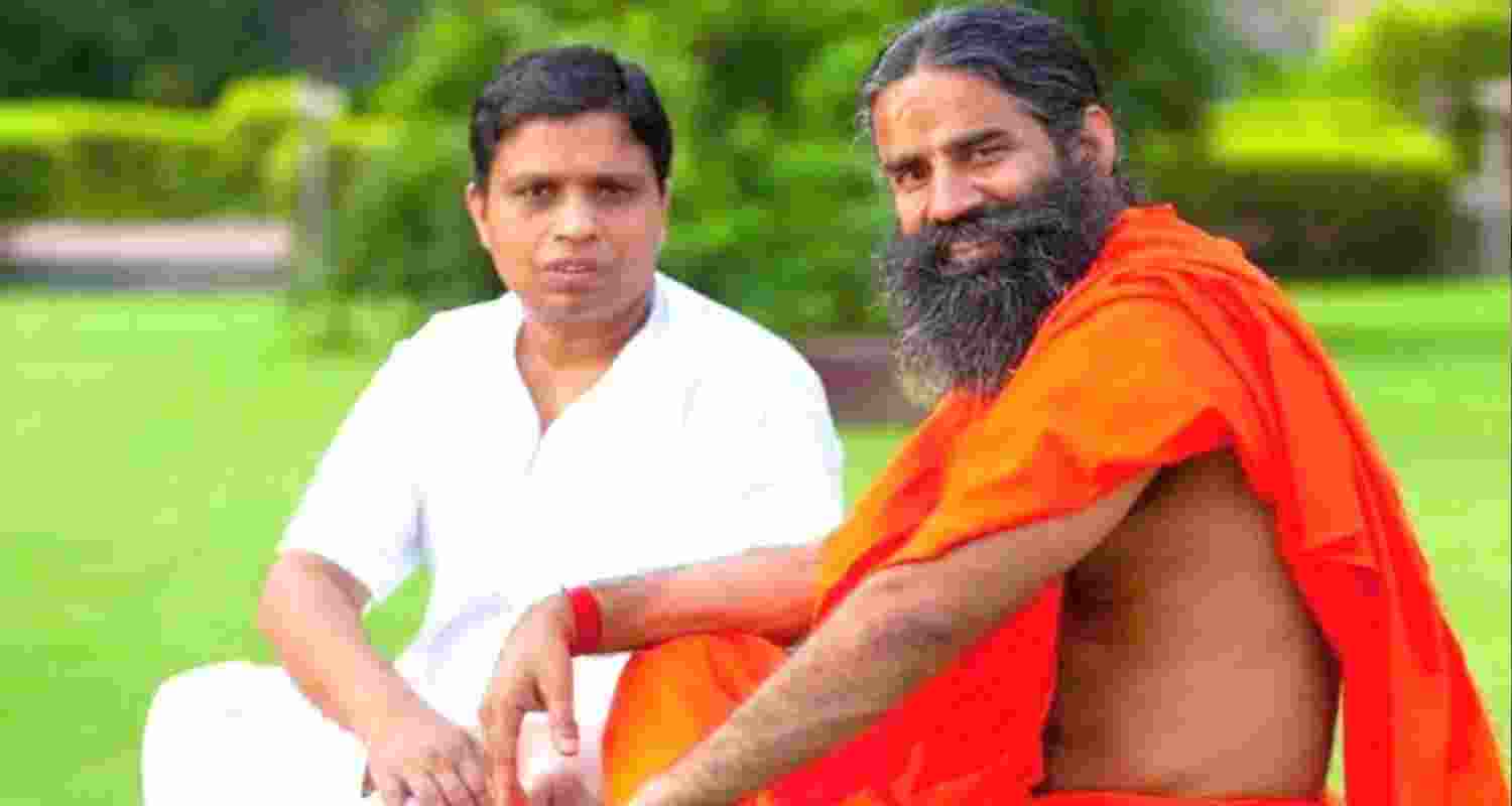 Balkrishna and Ramdev. 