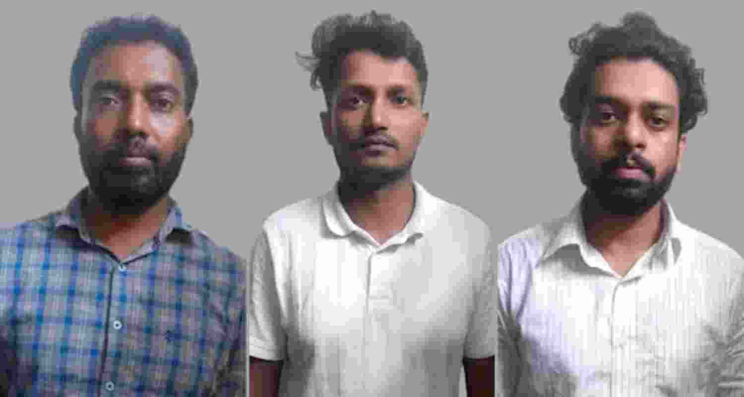 All three have been arrested and were produced in court.