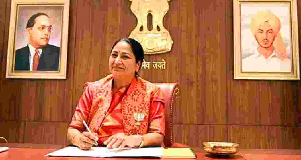 Chief Minister of Delhi Rekha Gupta. File photo.
