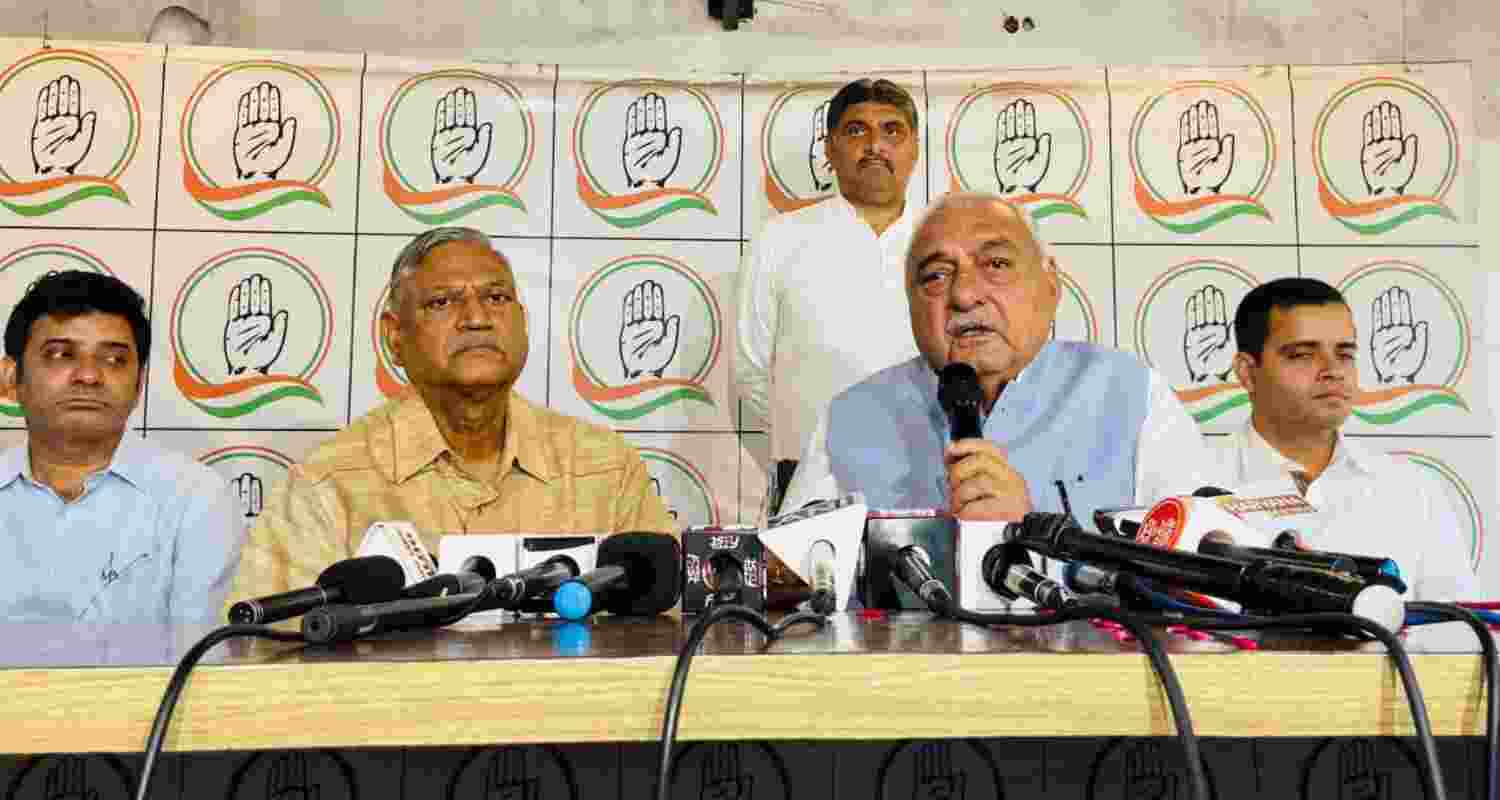 Former Chief Minister Bhupinder Singh Hooda.