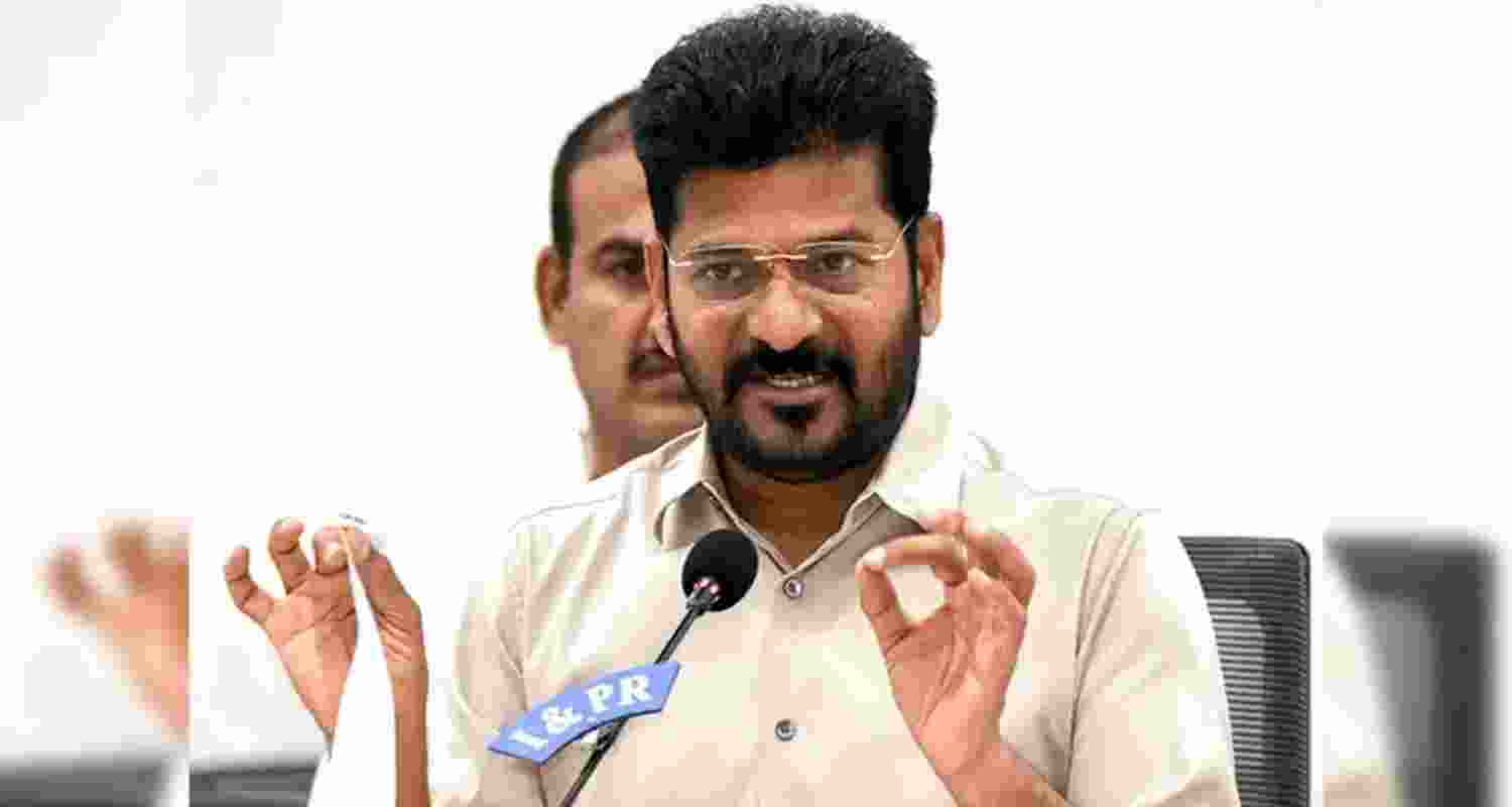Telangana Chief Minister A Revanth Reddy - file image.