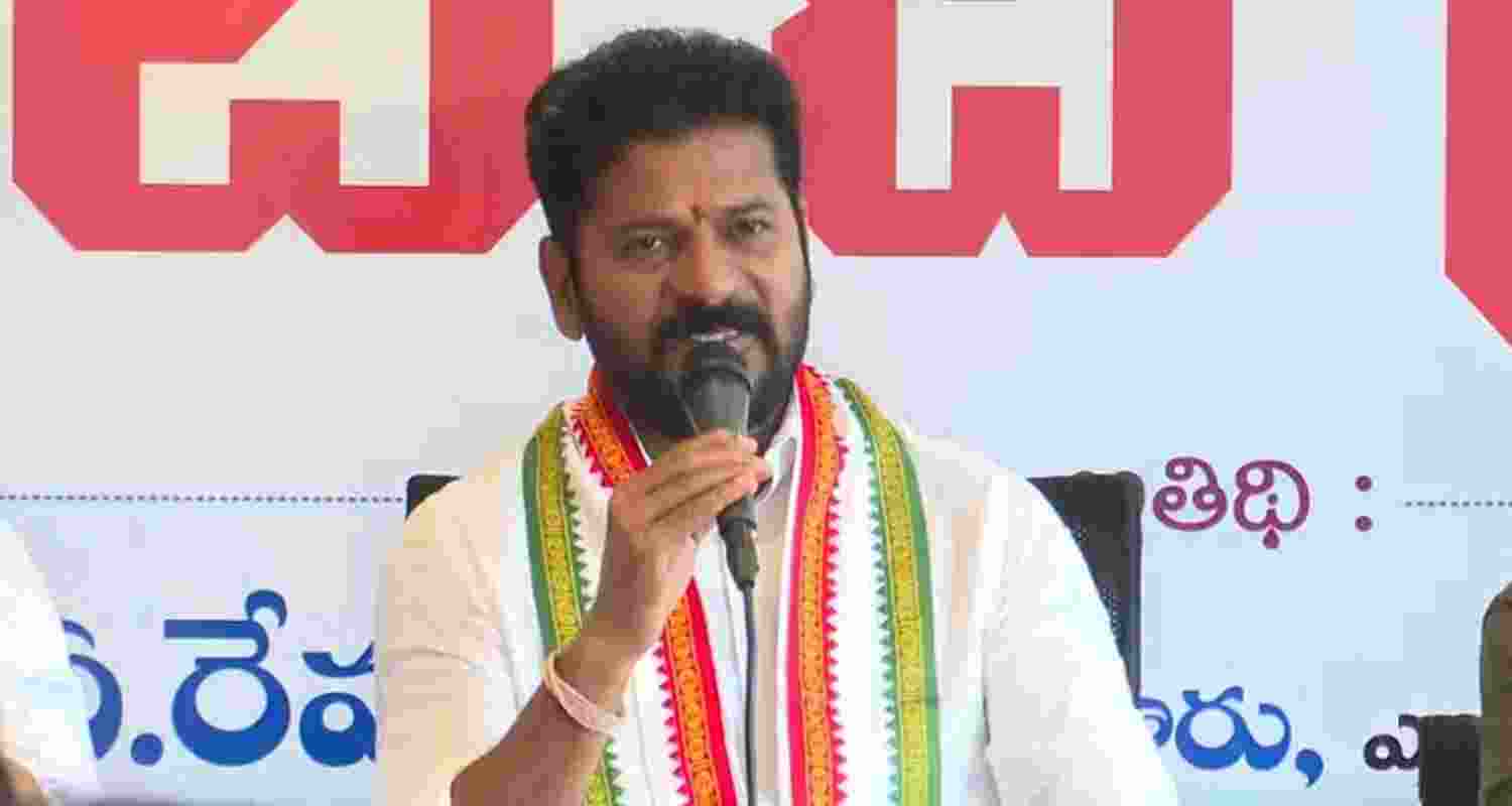 Telangana Chief Minister A Revanth Reddy - file image.