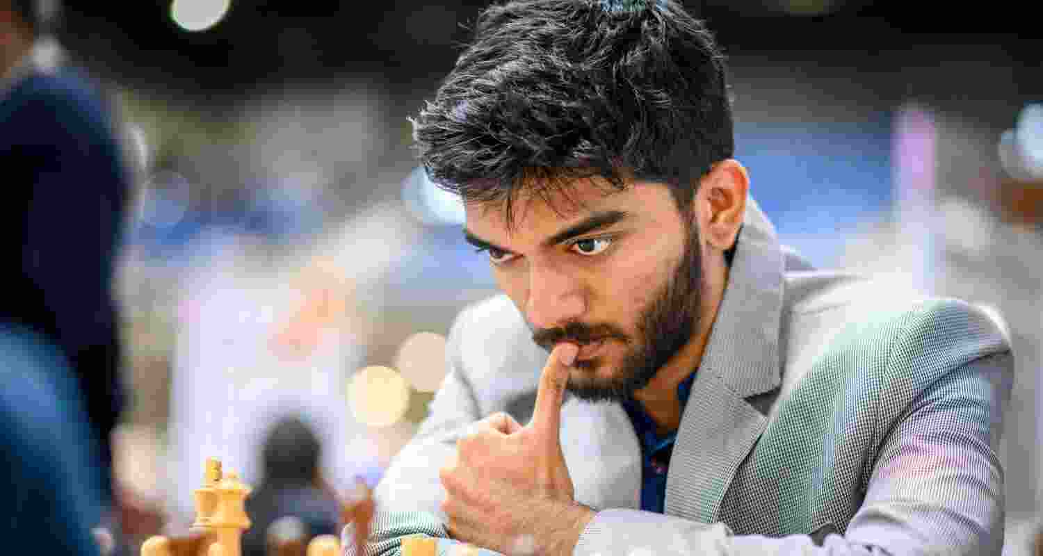 D Gukesh was down but not out, which he proved as the game progressed.