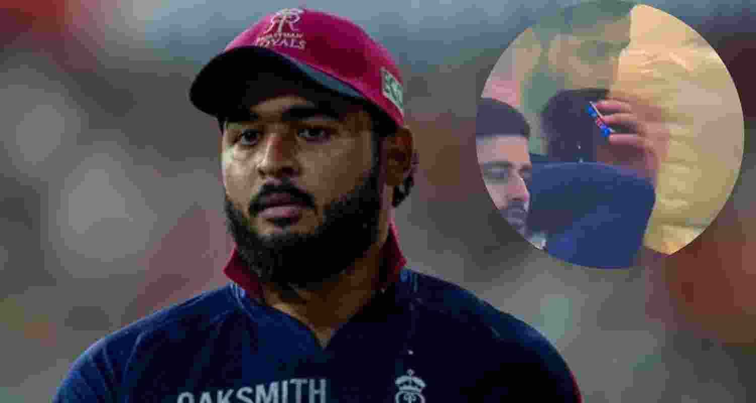 Riyan Parag fined 25% match fee for vaping during Indian Premier League game; breach of conduct draws criticism.