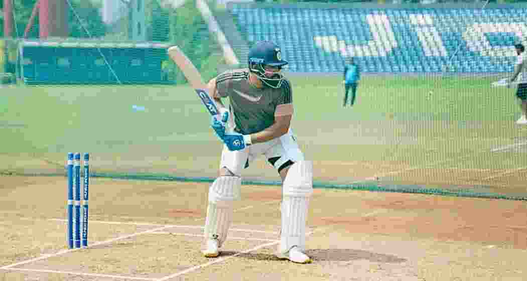 India captain Rohit Sharma trains at the Mumbai Cricket Association facilities, preparing for the upcoming Border-Gavaskar Trophy, while awaiting the birth of his second child before confirming his travel to Australia.