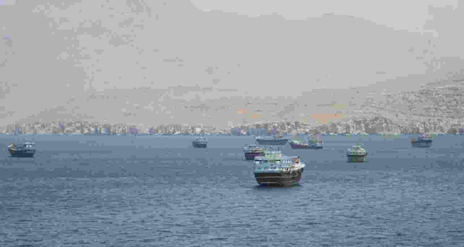 The British military confirmed that the ship seized by "unauthorised personnel" is heading towards Iranian waters. (File photo)