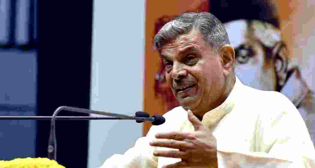 Rashtriya Swayamsevak Sangh general secretary Dattatreya Hosabale. (File photo)