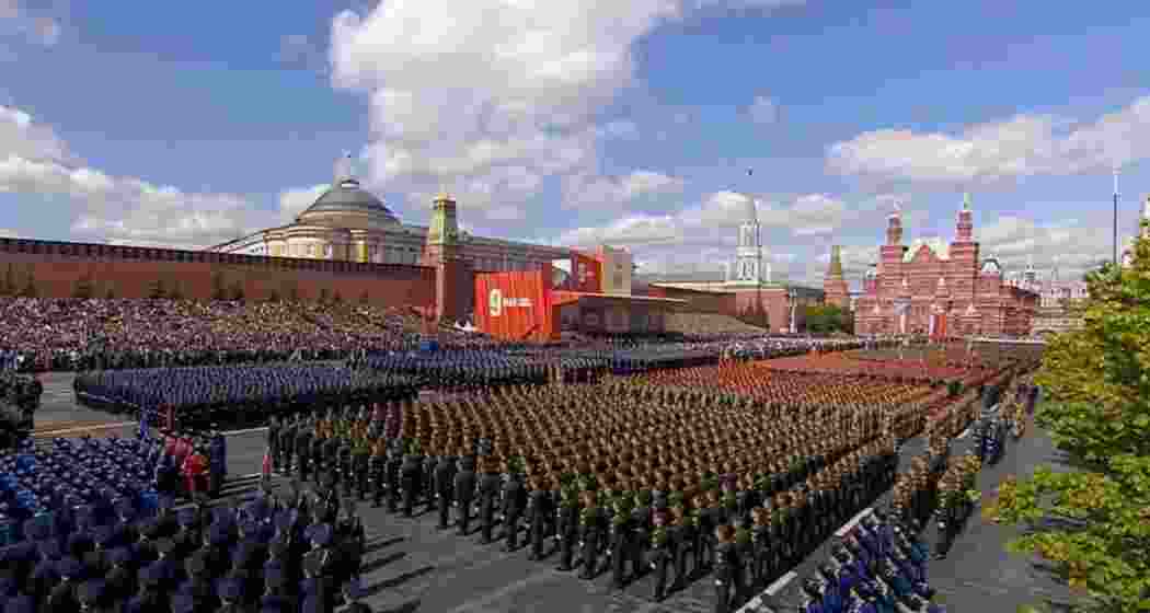 Russian troops march through Red Square during the 80th anniversary Victory Day parade in Moscow, commemorating the Soviet Union’s triumph over Nazi Germany in the Second World War. Russian troops march through Red Square during the 80th anniversary Victory Day parade in Moscow, commemorating the Soviet Union’s triumph over Nazi Germany in the Second World War.