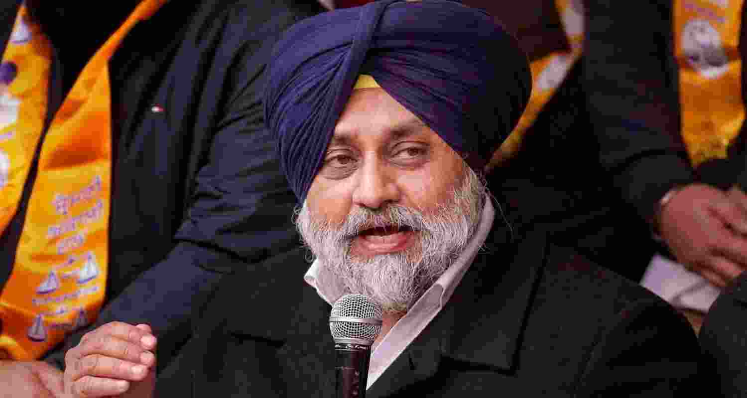 SAD president Sukhbir Singh Badal .