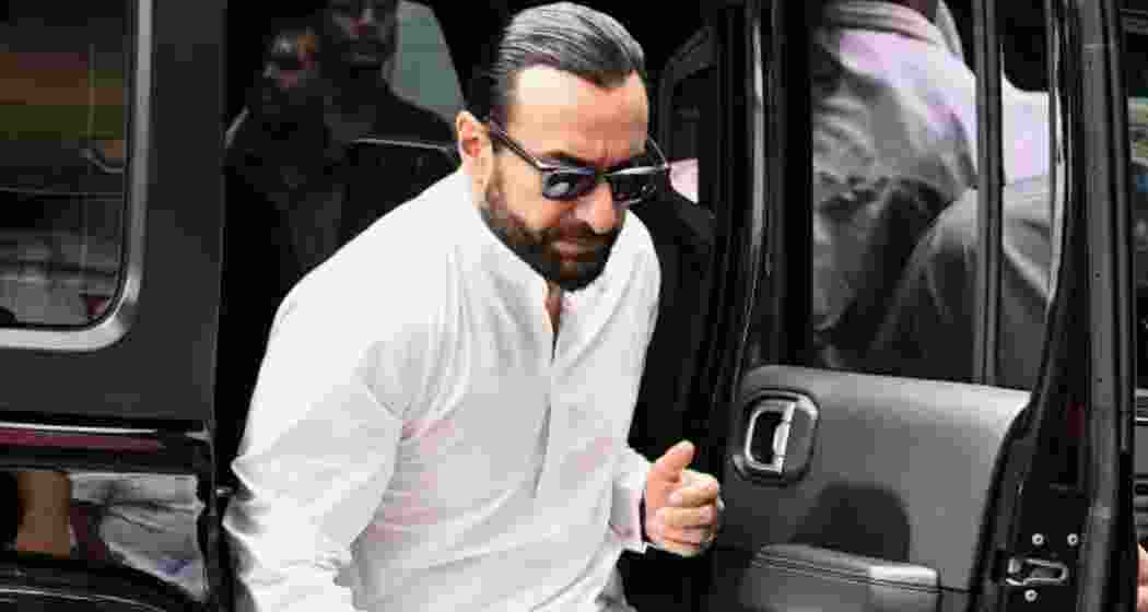 Popular Bollywood attack Saif Ali Khan was stabbed by an intruder attempting burglary at his residence in Bandra, Mumbai, early on Thursday. File photo.