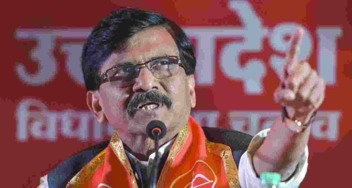 Shiv Sena (UBT) leader Sanjay Raut - file image.
