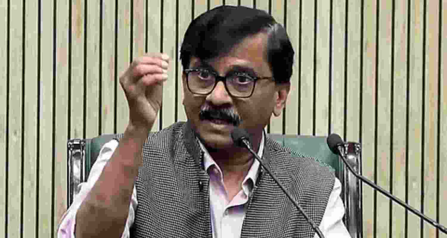 Shiv Sena (UBT) leader Sanjay Raut. Shiv Sena (UBT) leader Sanjay Raut.