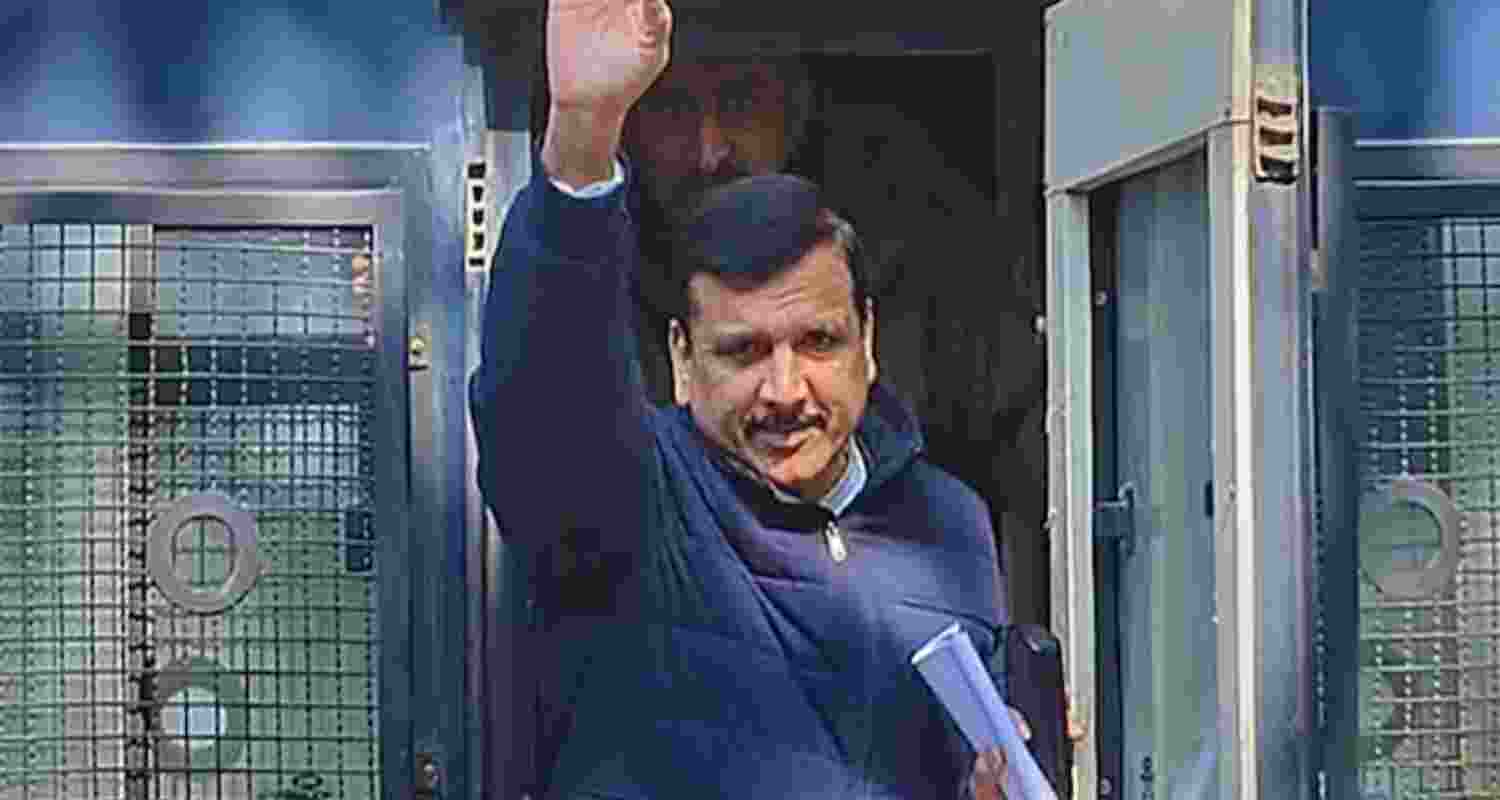 AAP leader Sanjay Singh. 