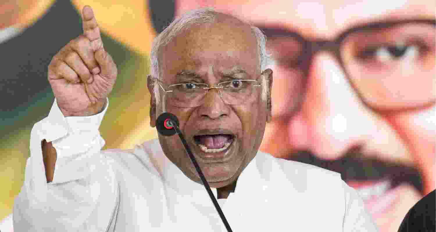  Rajya Sabha Leader of Opposition and Congress president Mallikarjun Kharge 
