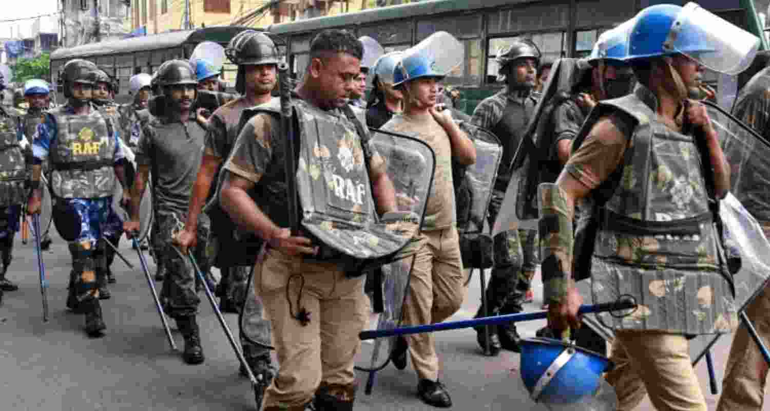 ED raids in Sandeshkhali. ED raids in Sandeshkhali.