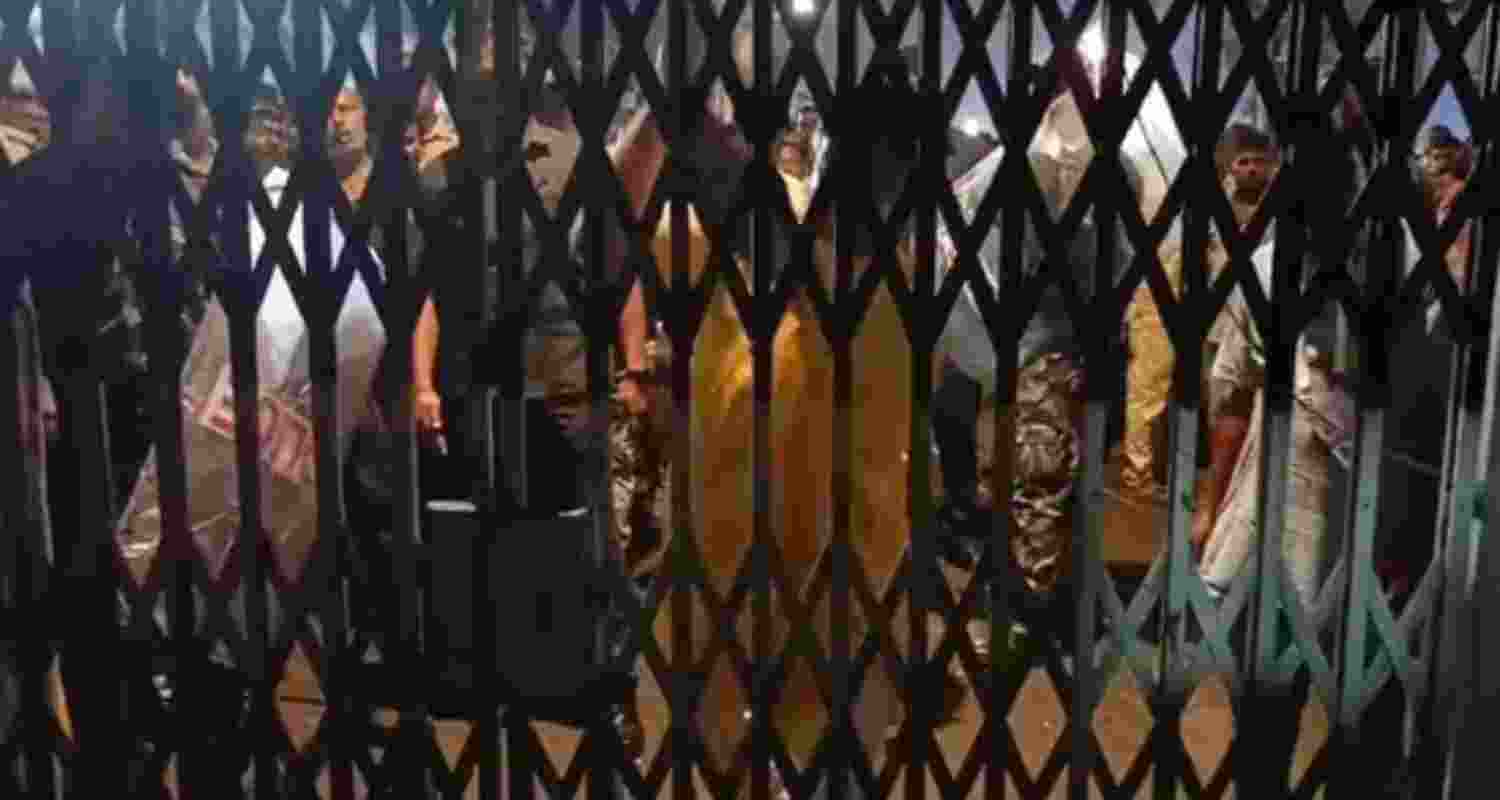 In the alleged footage, Shantanu Thakur and his supporters were observed forcefully breaking the gates of the residence previously inhabited by community matriarch Binapani Devi, fondly referred to as 'Boroma', until her demise five years ago. In the alleged footage, Shantanu Thakur and his supporters were observed forcefully breaking the gates of the residence previously inhabited by community matriarch Binapani Devi, fondly referred to as 'Boroma', until her demise five years ago.