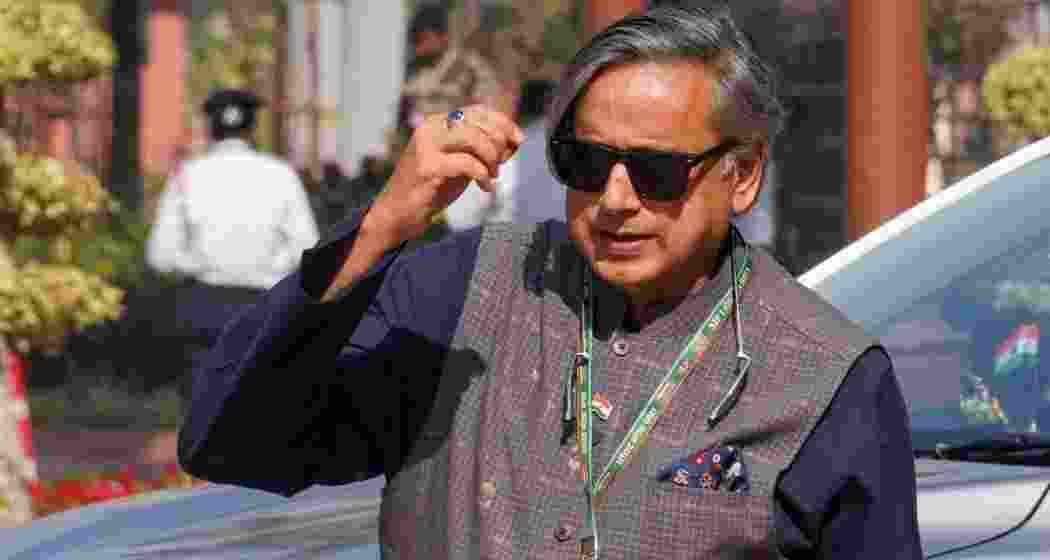 Congress leader Shashi Tharoor. 
