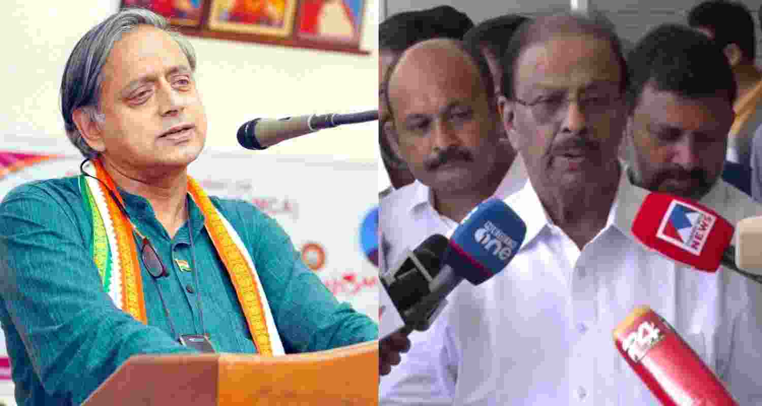 Shashi Tharoor defends Sudhakaran as KPCC chief