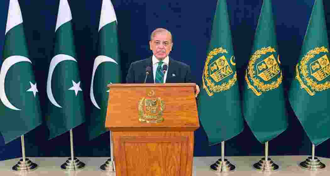 Pakistan Prime Minister Shehbaz Sharif addresses the nation on Saturday, calling the ceasefire agreement with India a "historic victory" for Pakistan.
