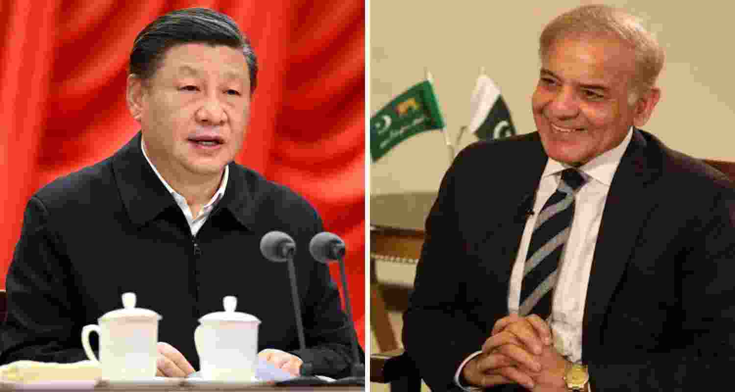 Chinese President Xi Jinping and Pakistan PM Shehbaz Sharif. Chinese President Xi Jinping and Pakistan PM Shehbaz Sharif.