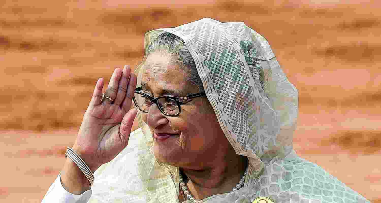 Ousted Bangladesh PM Sheikh Hasina.