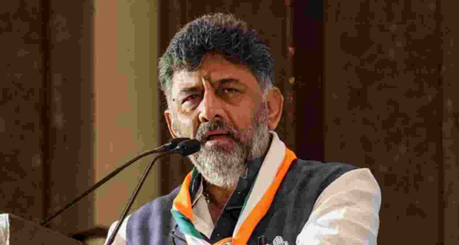 Deputy Chief Minister of Karnataka DK Shivakumar - file image. 