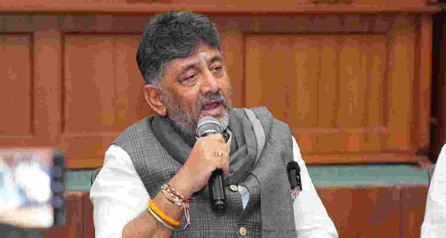 Karnataka Chief Minister DK Shivakumar - file image.