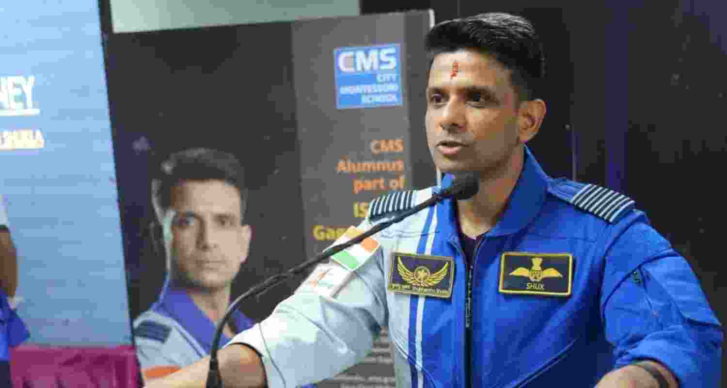 A file photo of Group Captain Shubhanshu Shukla.