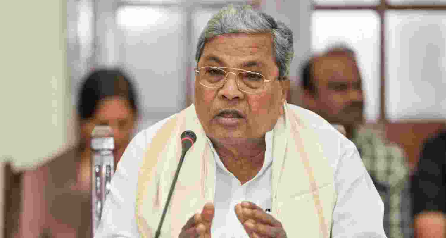 Karnataka Chief Minister Siddaramaiah - file image.