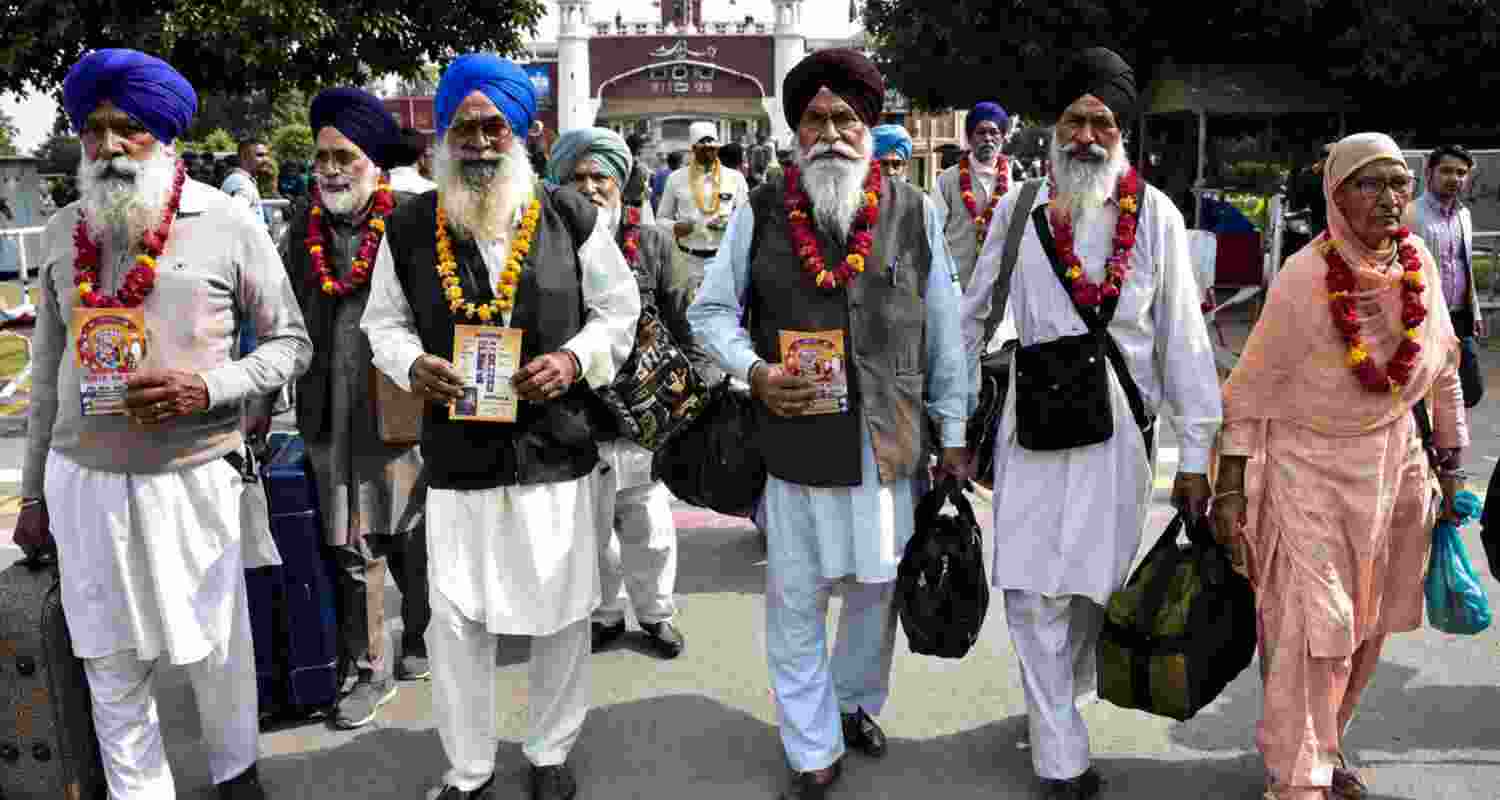 A 518-member Sikh Jatha crossed into Pakistan via Attari-Wagah for Guru Arjan Dev's Shahidi Gurpurb, marking the first such visit in 14 years.
