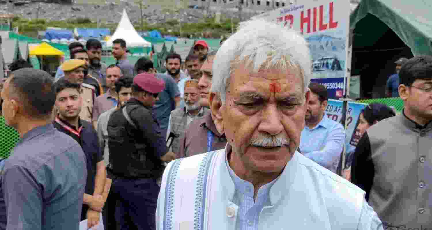 Jammu and Kashmir Lieutenant Governor Manoj Sinha.