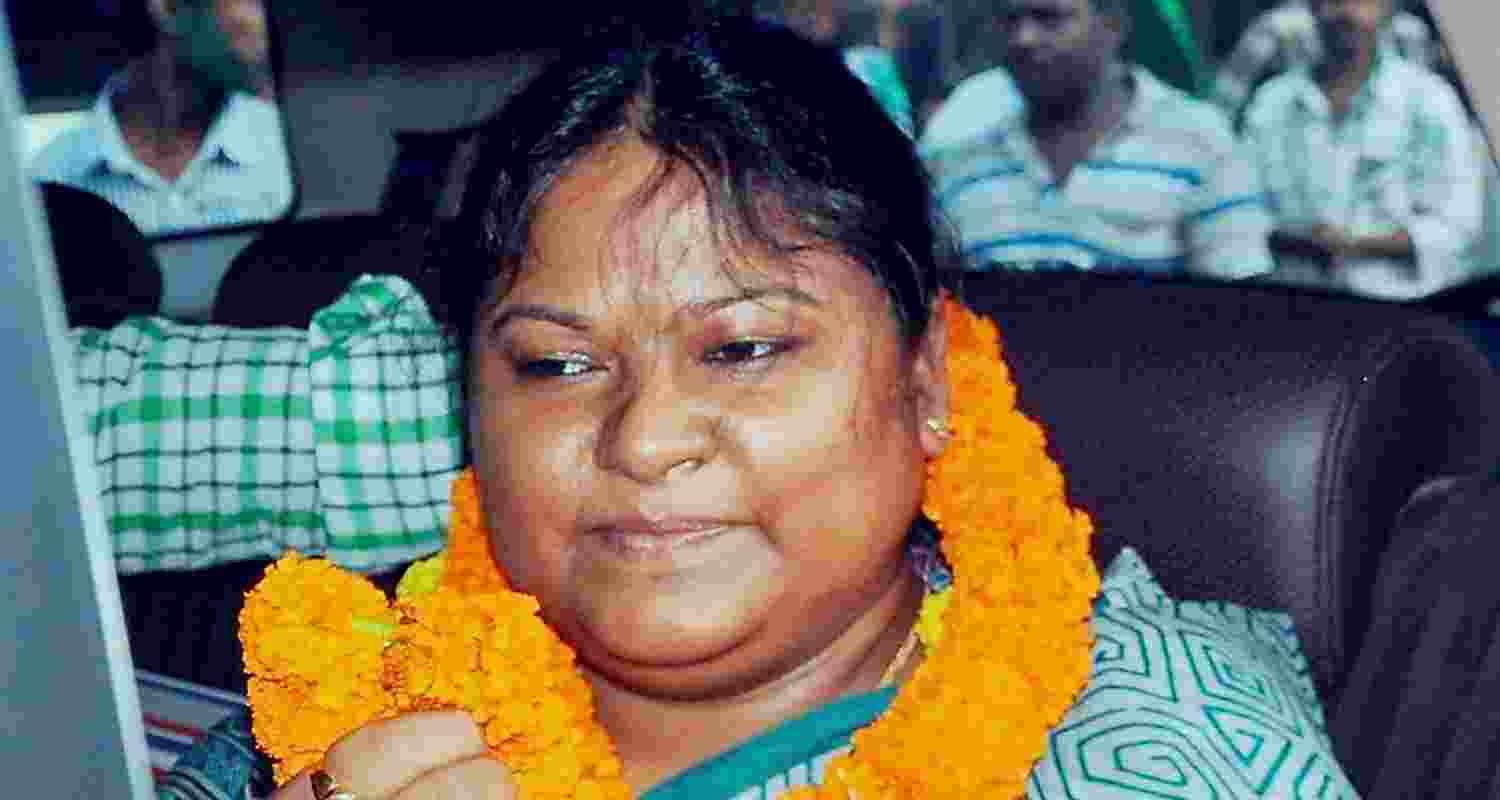 JMM legislator Sita Soren, the sister-in-law of former Jharkhand chief minister Hemant Soren, joined the BJP on Tuesday. JMM legislator Sita Soren, the sister-in-law of former Jharkhand chief minister Hemant Soren, joined the BJP on Tuesday.