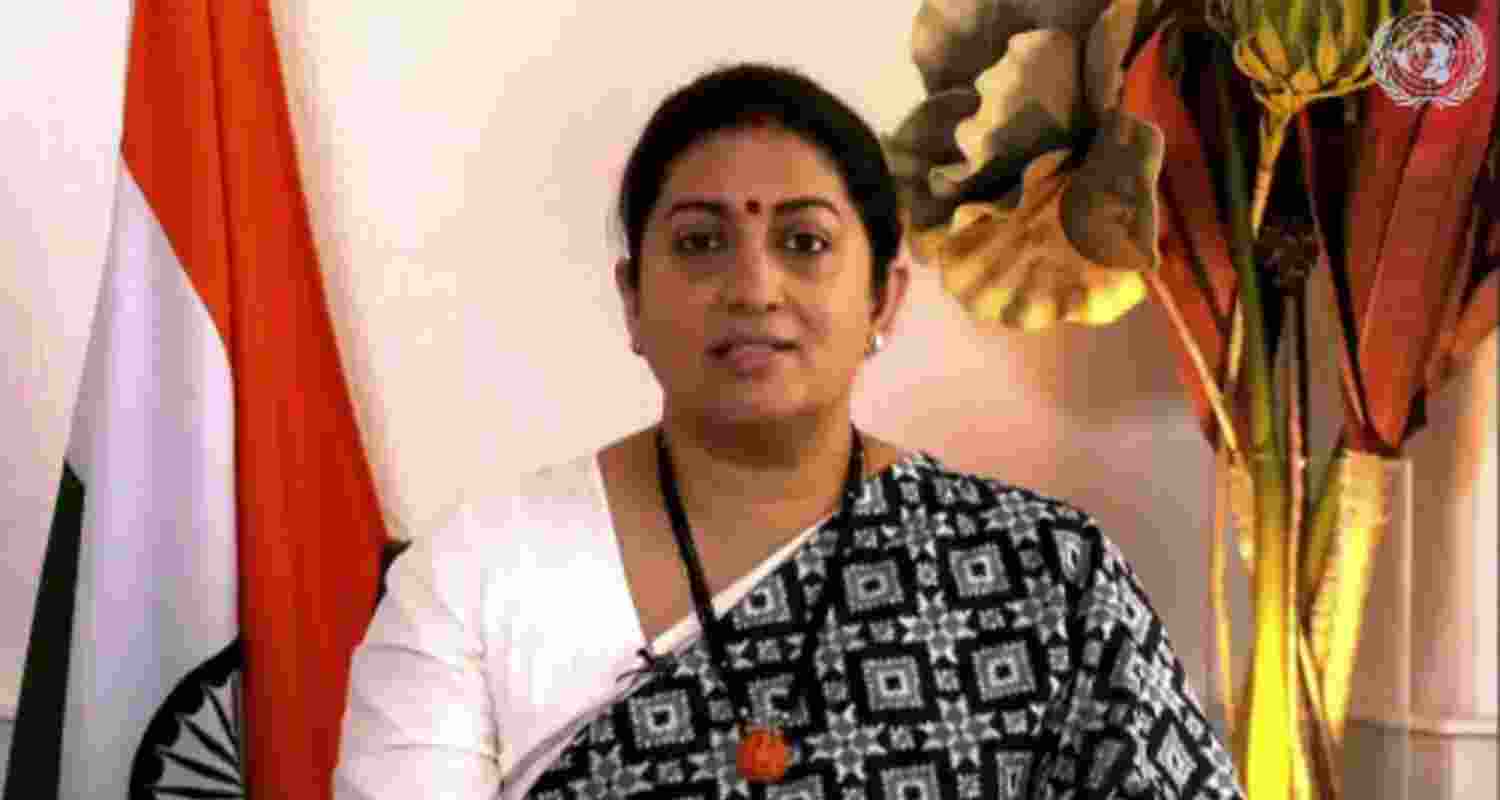 Former Union Minister and senior BJP leader Smriti Zubin Irani.