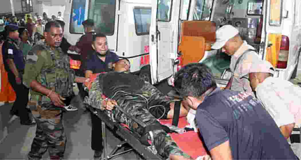 Army personnel injured in ULFA(I) firing in Tinsukia.