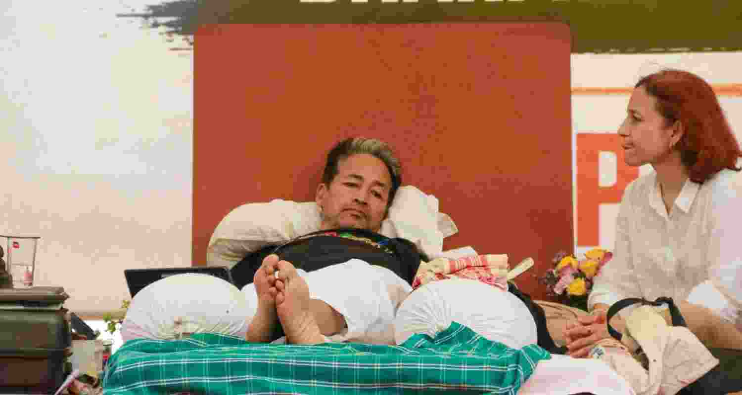 Sonam Wangchuk's wife Gitanjali Angmo urged Safdarjung Hospital doctors not to administer treatment without her consent after he was shifted by police.