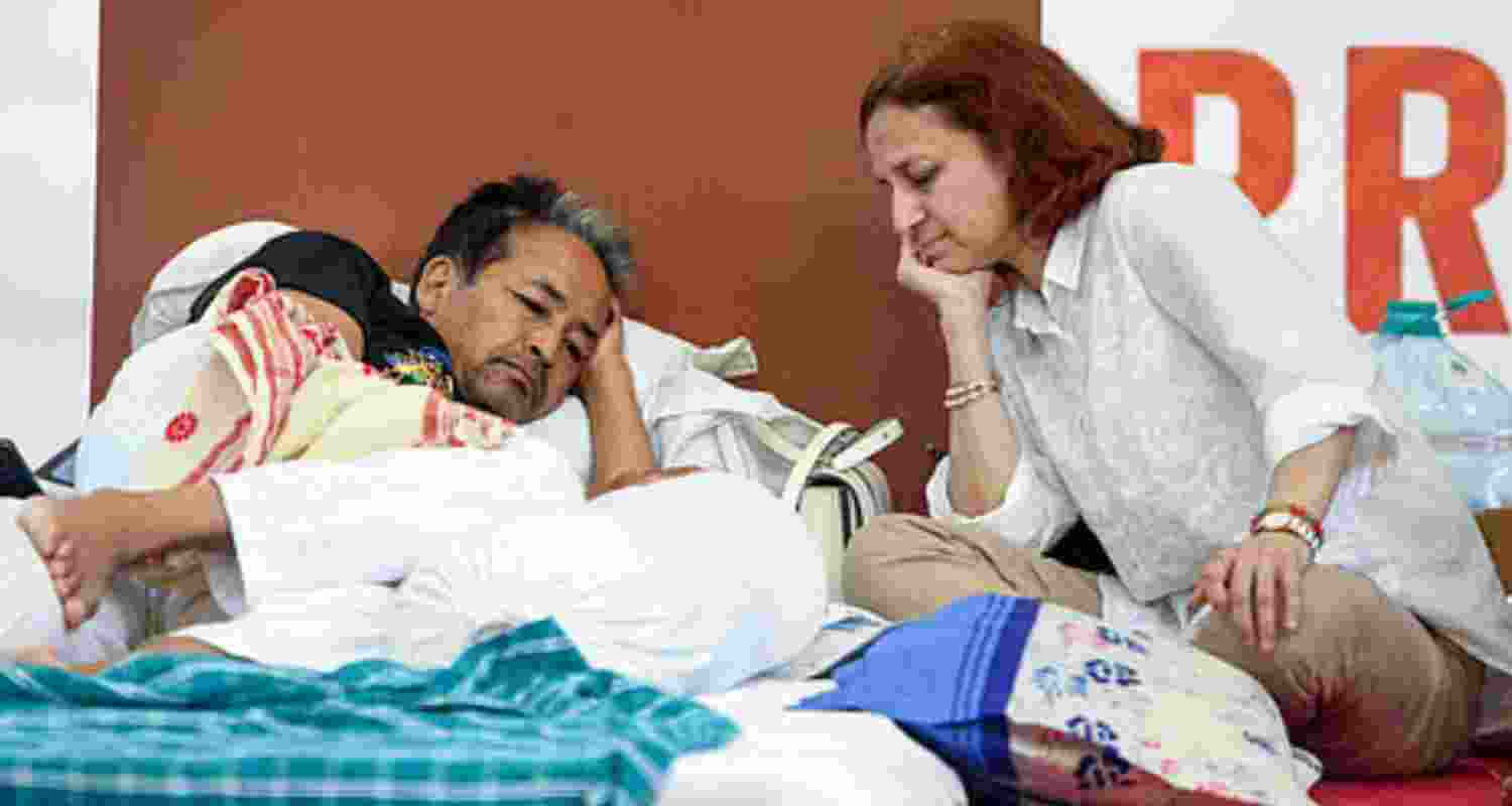 Sonam Wangchuk's wife moved the Delhi High Court, alleging illegal detention at Safdarjung Hospital and questioning the activist's medical care.