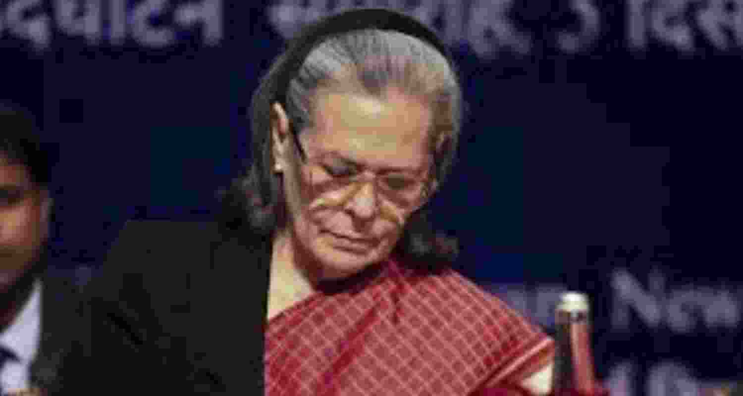 Sonia Gandhi. 