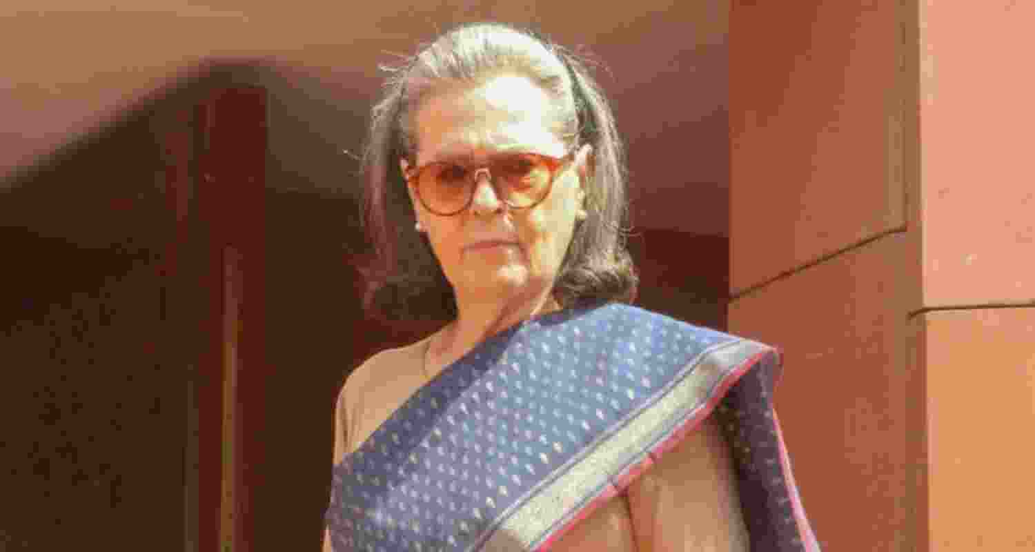 Congress leader Sonia Gandhi - file image.