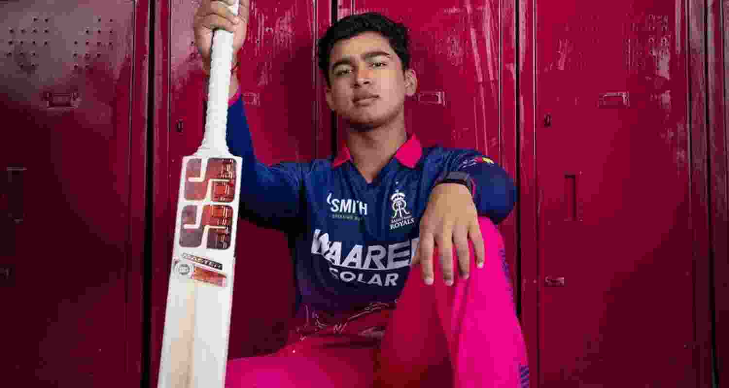 Teenage batting sensation Vaibhav Sooryavanshi.
