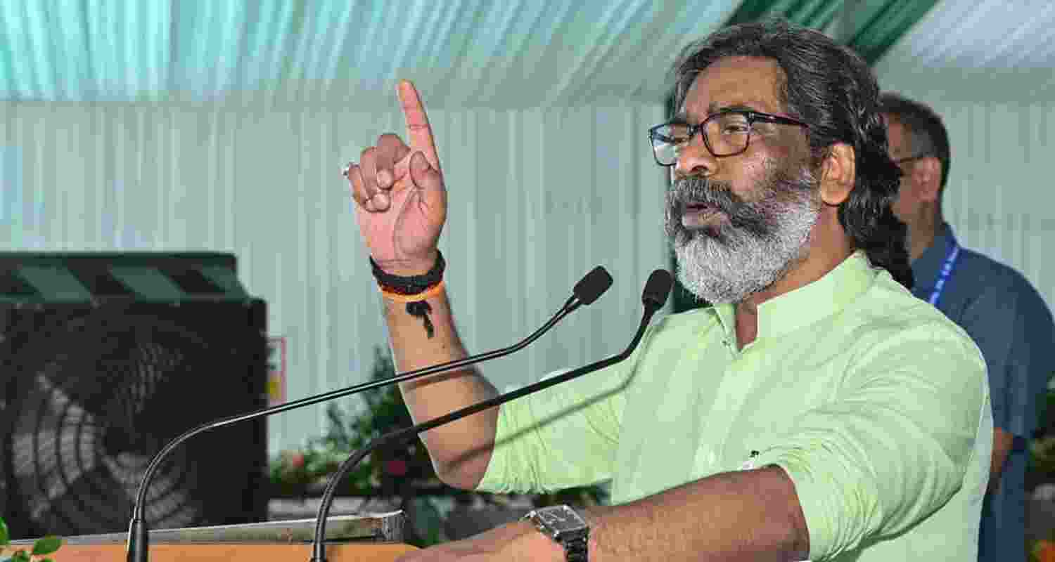 A file photo of Jharkhand Chief Minister Hemant Soren.