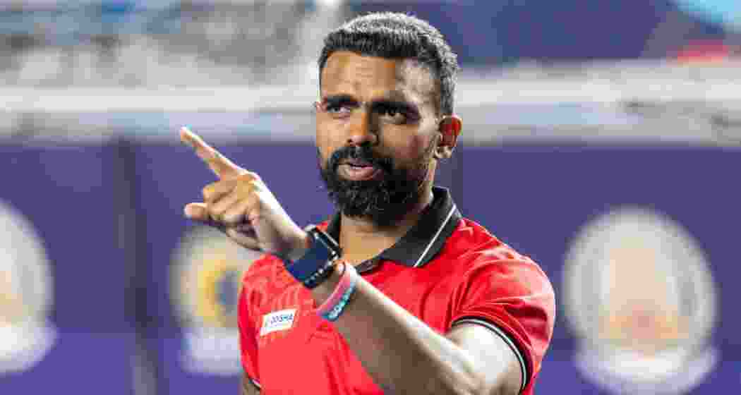 A file photo of Indian junior men's hockey chief coach PR Sreejesh. (ANI) A file photo of Indian junior men's hockey chief coach PR Sreejesh. (ANI)