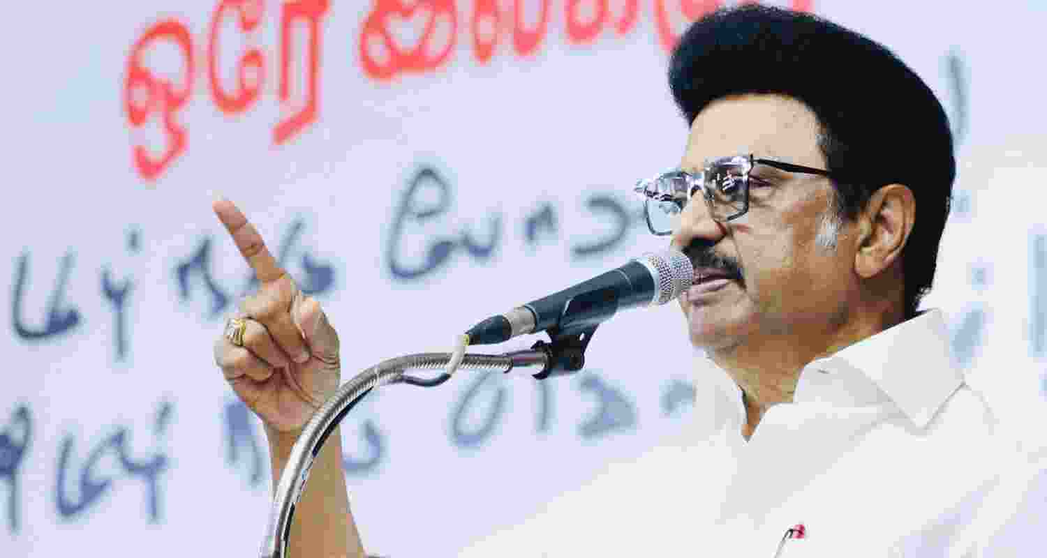 Tamil Nadu Chief Minister MK Stalin. Image: X