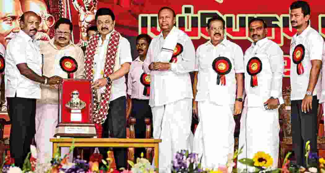 DMK, led by former Tamil Nadu Chief Minister M.K. Stalin, reported the highest donations in FY 2024-25.