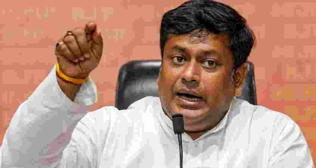 BJP’s West Bengal president, Sukanta Mazumdar. File photo. BJP’s West Bengal president, Sukanta Mazumdar. File photo.