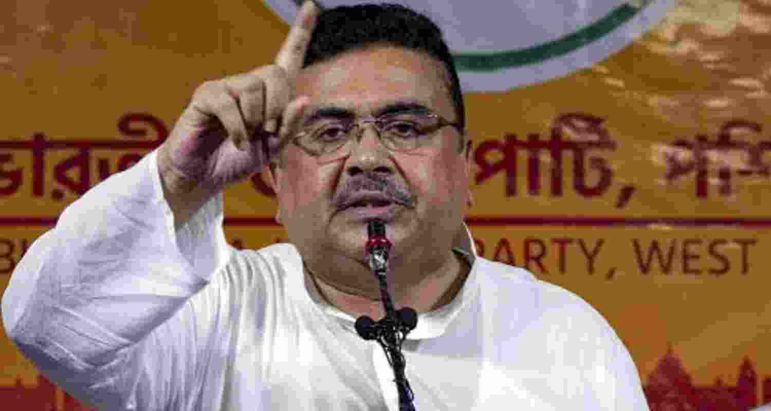 West Bengal Leader of the Opposition, Suvendu Adhikari - file image.