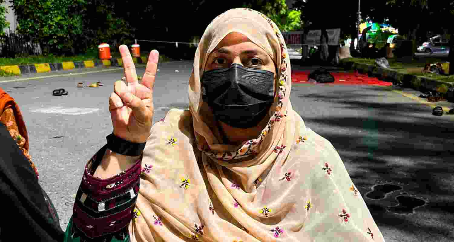 A report says detained BYC activist Syed Bibi Baloch began a hunger strike in Turbat jail, with family expressing concern over her worsening health.
