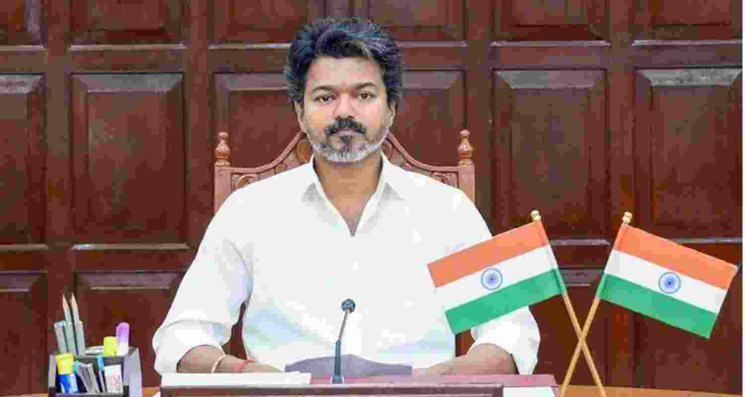 Tamil Nadu Chief Minister C Joseph Vijay - file image.